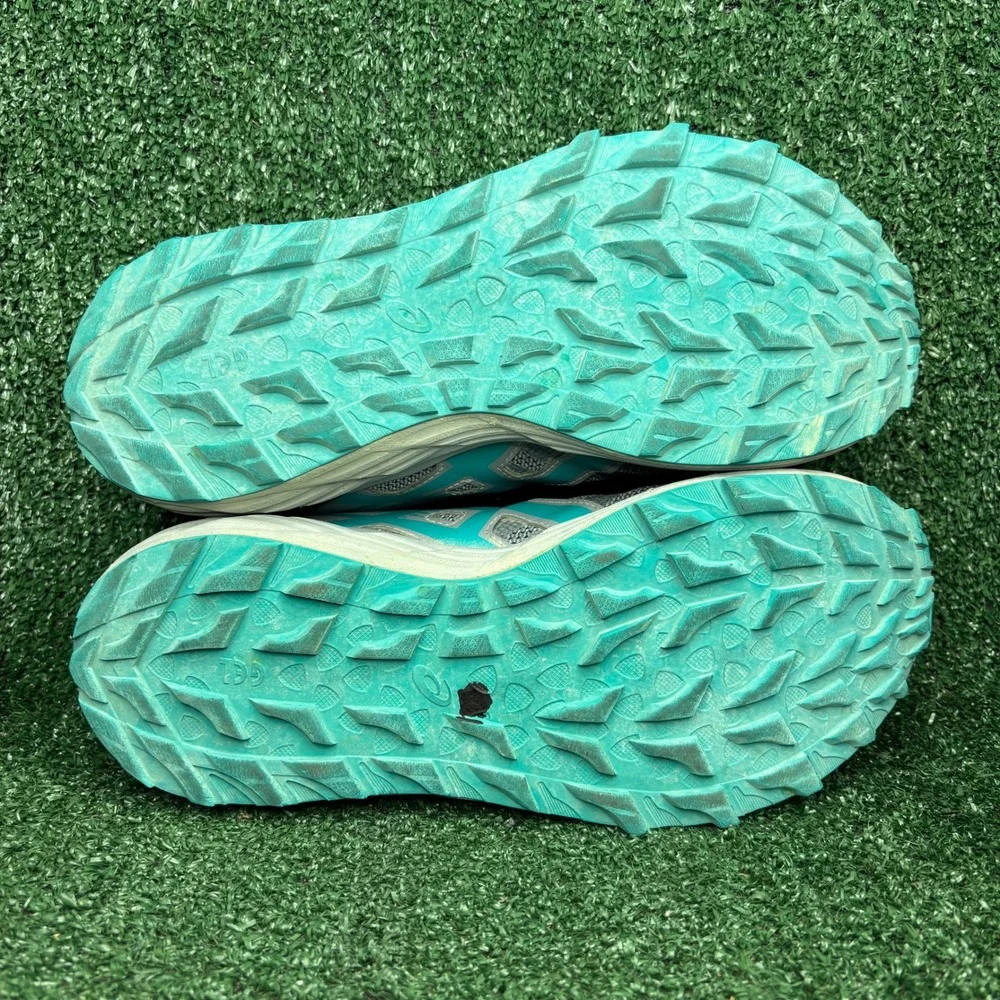 Asics Gel-Sonoma 6 Trail Running AmpliFoam Athletic Sneaker Grey‎ Teal Womens 11